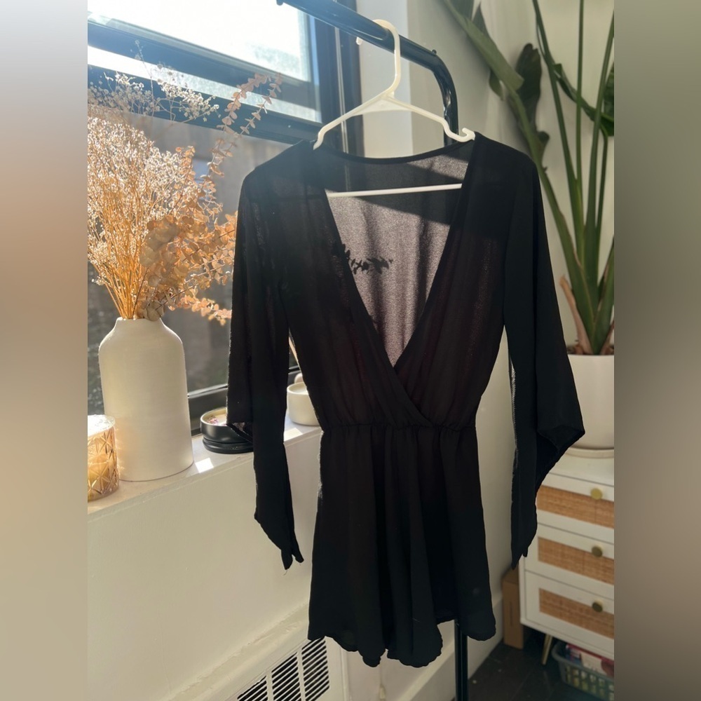 NWOT Black romper